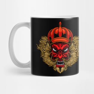 dragon face illustration perfect for design Mug